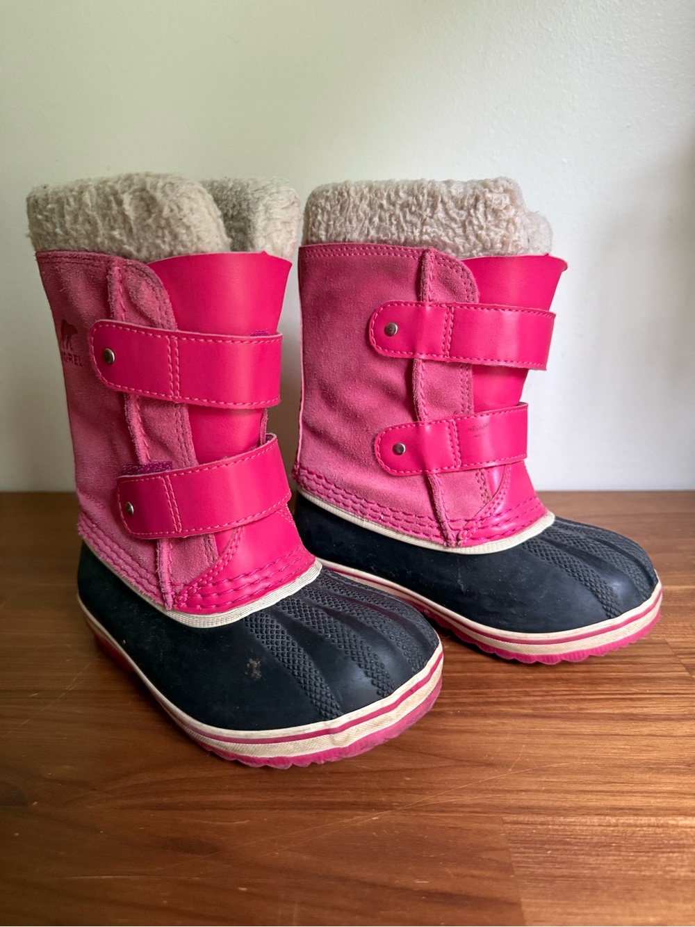 Sorel Kids 1964 Pac Strap Waterproof Snow Boots Pink - Size 10